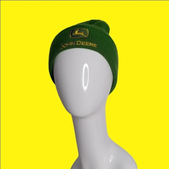 JOHN‎ DEERE LOGO STOCKING HAT ONE SIZE FITS ALL BY: CARY FRANCIS GROUP - Picture 2 of 10
